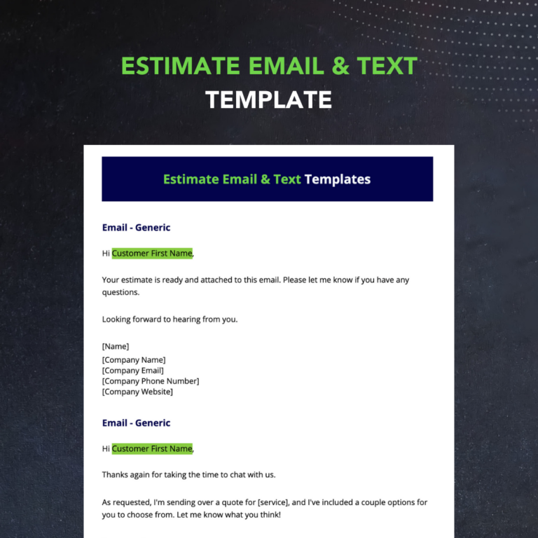 Estimate Email and Text 768x768 1